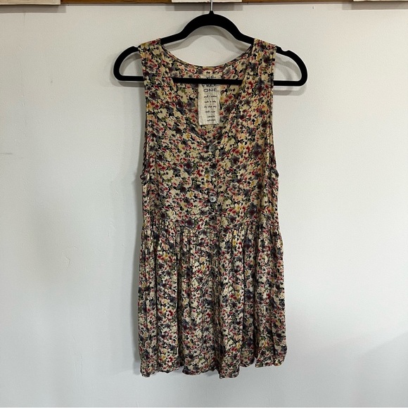 We the Free One Floral Mini Babydoll Dress - Picture 1 of 9